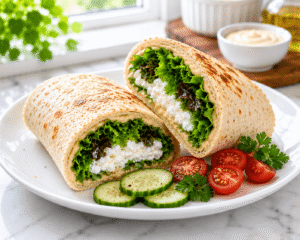 Serve Cottage Cheese Wrap Immediately – Healthy Dinner Recipe