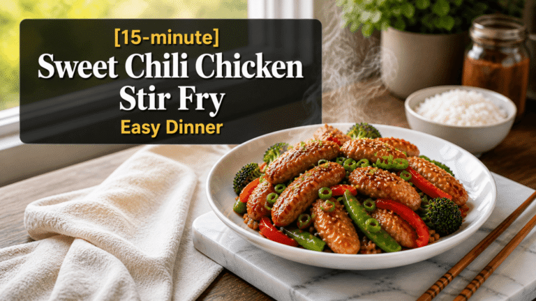 Sweet Chili Chicken Stir Fry – Easy 15 Minute Dinner
